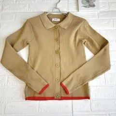 forksy フォルクシー　ニット カーディガン トップス 長袖 赤ライン Ｆ