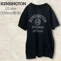 匿名配送✨️綿100% KENSINGTON ブラック Tシャツ LL