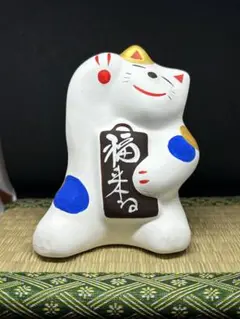 工房　輪葉葉　福来る猫　サイン無し