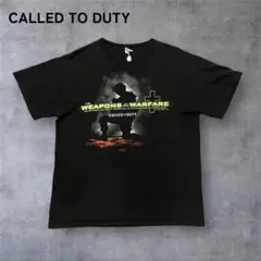 【312】CALLED TO DUTYゲームパロディT半袖クルーネック黒M