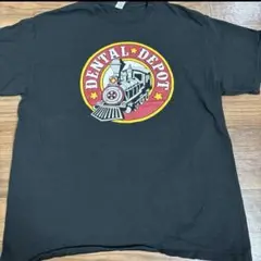 93アメカジ　フェード　GILDAN Tシャツ 　半袖 ヴィンテージ　汽車　列車