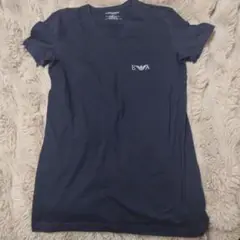 EMPORIO ARMANI ネイビー Tシャツ Sサイズ　新品タグ付き