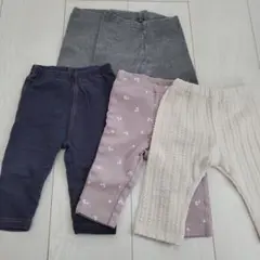ベビー用レギンス保育園セット 5点　70cm