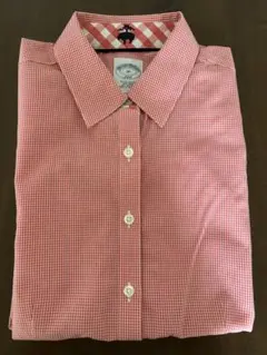 Brooks Brothers ノースリーブシャツ 赤と白のチェック