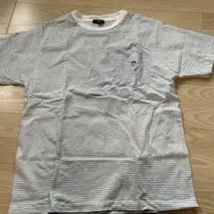 BEANS ストライプ Tシャツ L