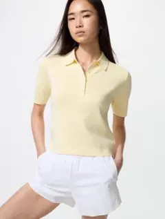 UNIQLO ユニクロ ポロセーター　イエロー