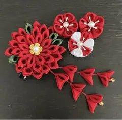 ⭐︎つまみ細工髪飾り七五三結婚式発表会 成人式卒業式