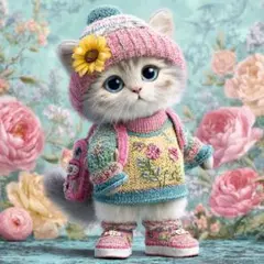 パネル生地　新柄　猫8柄　即購入⭕️