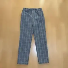 B3 テーパード チェック パンツ 32