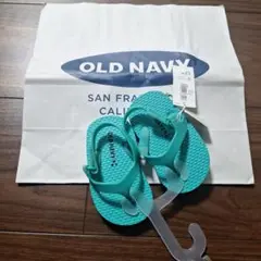 OLD NAVY ターコイズ サンダル 6-12ヶ月