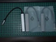 入力側USB Type-C USB4ポートハブ （本体アルミ製）３個セット