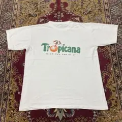 90s シングルステッチ トロピカーナ ジュース 企業 ロゴ プロモ T