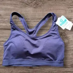 スポーツブラ ネイビー　XLサイズ