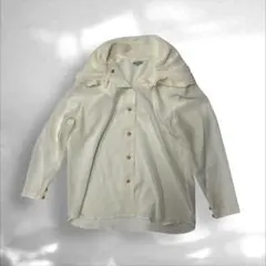 アイボリー ジャケット 長袖 312 Mサイズ T-372