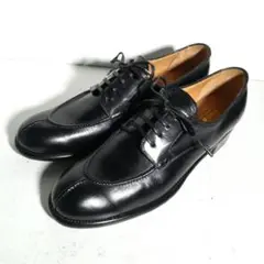 d0058 【新品同様・試着程度】 レユッカス Uチップ 41 黒 ブラック