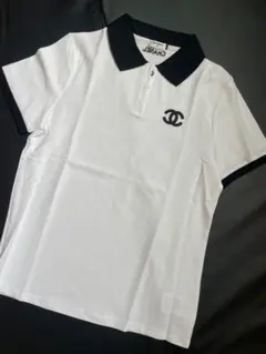 CHANEL シャネル　ポロシャツ 半袖　Lサイズ