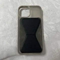 クリア 手帳型ケース カードポケット付き　iPhone13