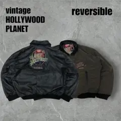 90s vintage PLANET HOLLYWOOD 革ジャン Vintage 90s Planet Hollywood Toronto Leather Jacket Rare