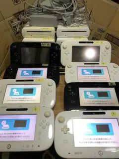【大量セット】任天堂　WiiU まとめてセット　全部初期化済　本体8パッド8 等