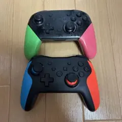 Switch 無線　ワイヤレス　コントローラー　ジャンク品　2個セット　スプラ