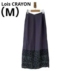 0539 Lois CRAYONロイスクレヨンロングフレアスカート個性的Mサイズ
