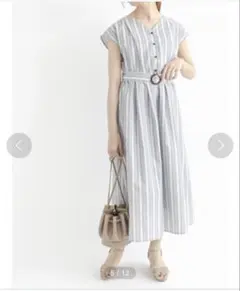テチチ　ストライプ ワンピース　美品