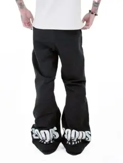 DETW Opium tribal grunge boots cut denim