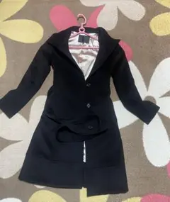【美品】アンタイトル UNTITLED コートベルト付き アンゴラ混