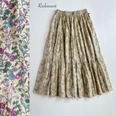 Rockmount ⿻ コットン ティアードスカート リバティ柄 小花柄 綿