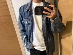 CASPER JOHN AIVER ダメージGジャン Mサイズ