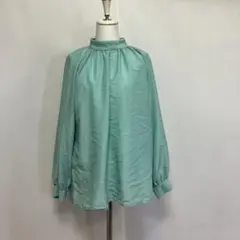 ジャーナルスタンダード　FREESIZE ミントグリーン ハイネック シャツ
