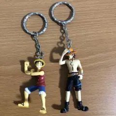 ルフィ エース キーホルダー 2個セット
