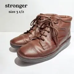 【美品】strober ストロバー　ショートブーツ（23）本革　コンフォート　茶