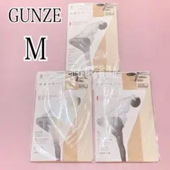 【新品未開封】匿名配送 GUNZE IFFI ストッキング Mサイズ 3足セット