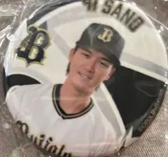 オリックスバファローズ　佐野皓大　 缶バッジ　実写