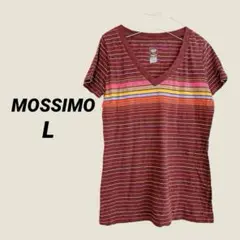 MOSSIMO ボーイフレンドTシャツ バーガンディ