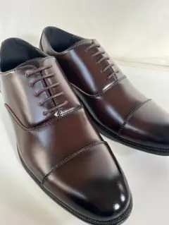 ★走れる本革シューズ【新品】『最高』の「本革の高級感」メンズ靴★DBR：25cm