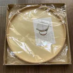 白木 丸盆 30cm 紀州漆器 日本製 和盆