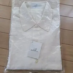 dunhillSport クリーム色 半袖ポロシャツ