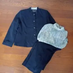 Natural Basic ネイビー セットアップ　13号　　　シニア向き