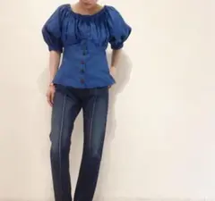 お値下げ ボリューム袖ブラウス