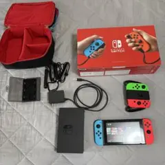 Nintendo Switch 本体 青/赤 動作確認済