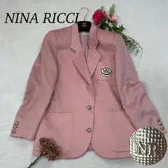 R6 M ニナリッチ カシミヤ100% ワッペン JKT アウター レディース