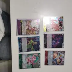 ワンピース トレーディングカード6枚セット