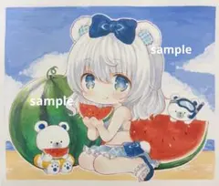 【訳あり】オリジナルイラスト　アナログイラスト画用紙