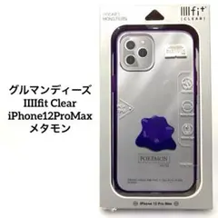 IIIIfit Clear iPhone12ProMax対応 ケース メタモン