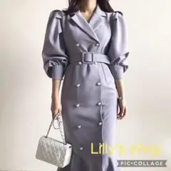 秋冬コーデ❤️ロングワンピース レディース ドレス パーティー 長袖