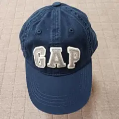 【値下げ】GAP キッズキャップ ネイビー L/XL