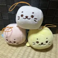 日曜20時までの出品　 Sirotan しろたん　ぬいぐるみ 3色セット