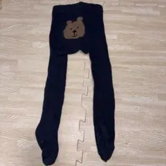 gap クマ ベビータイツ ネイビー 95cm